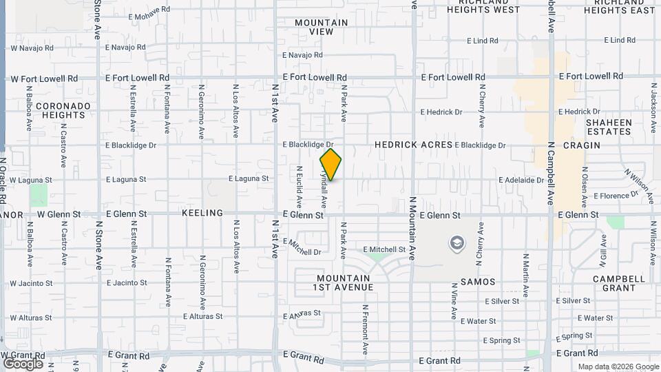 930 E Adelaide Dr, Unit 1 Map and Location Details