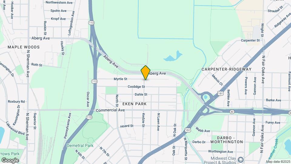 913 Kedzie St Map and Location Details