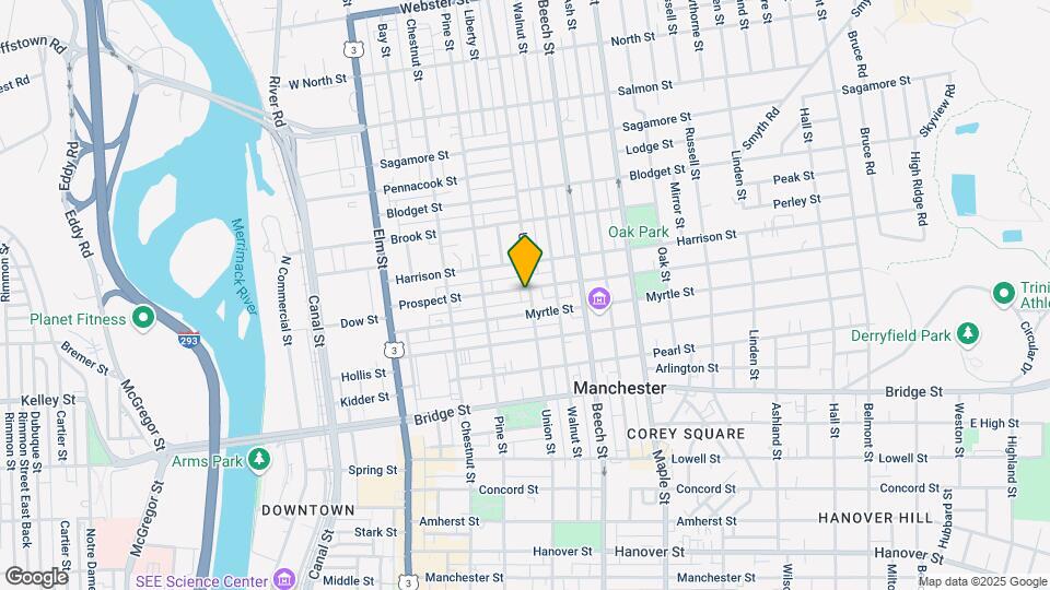 105 Prospect St Map and Location Details
