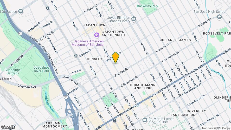 354 N 5th St Map and Location Details