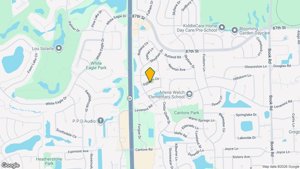 2822 Gypsum Cir Map and Location Details