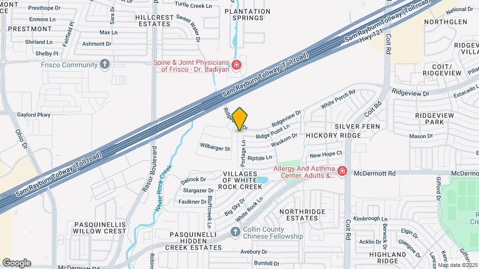 9121 Portage Ln Map and Location Details