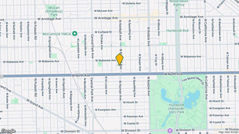 1628 N Kimball Ave Mapa y Detalles de la Ubicación