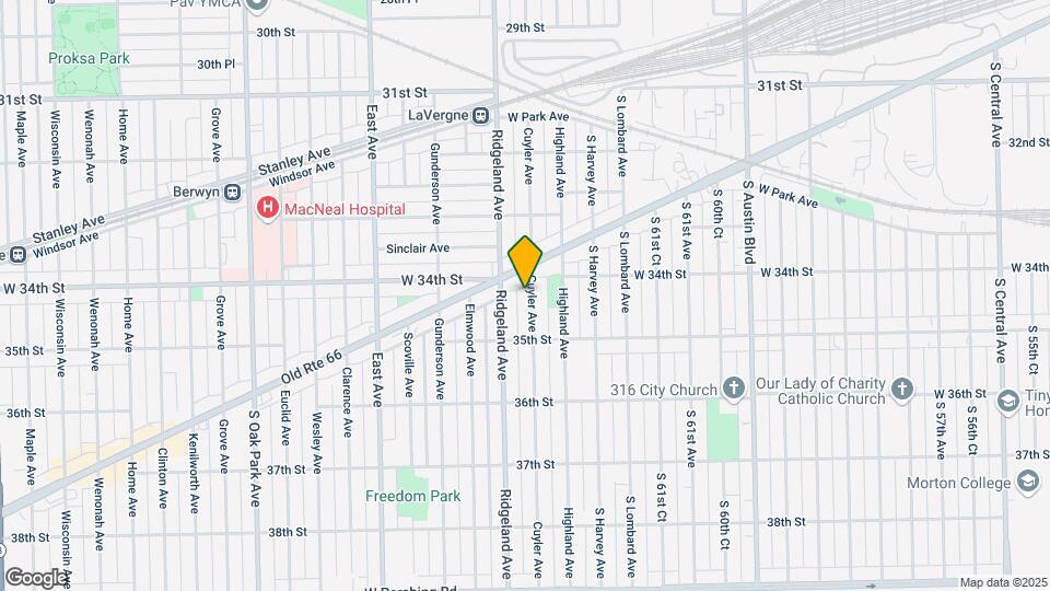 3412 Cuyler Ave Mapa y Detalles de la Ubicación