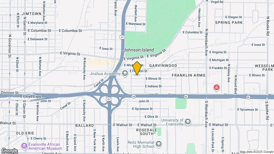 1318 E Illinois St Map and Location Details