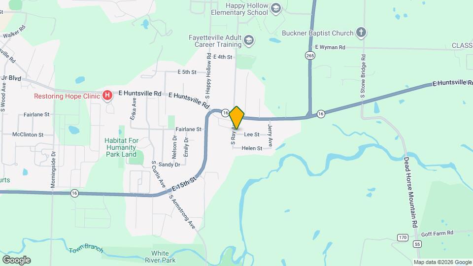 1822 E Fiji St Map and Location Details