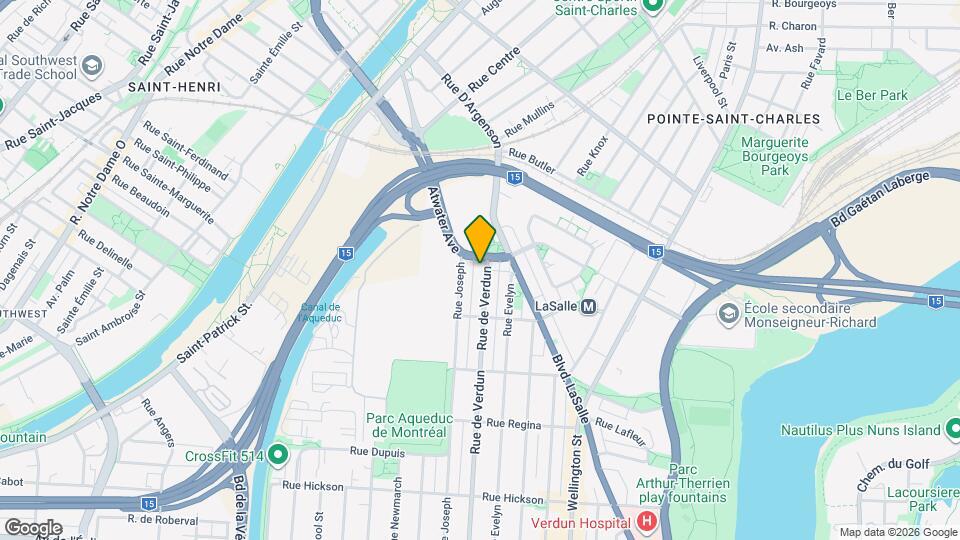 3161 De Verdun Rue Map and Location Details