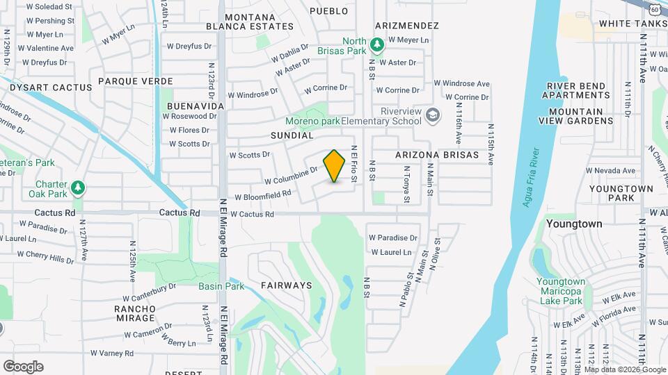 11940 W Charter Oak Rd Mapa y Detalles de la Ubicación