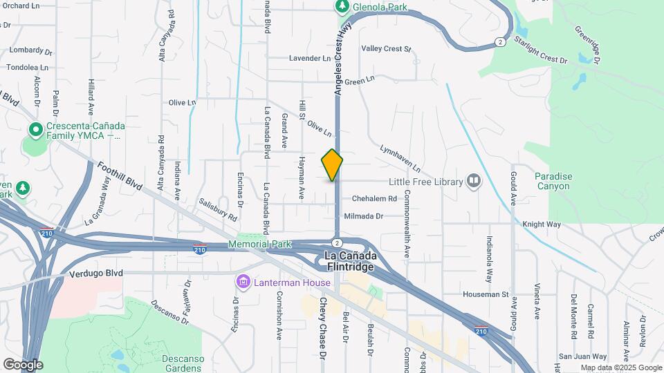 4825 Angeles Crest Hwy Map and Location Details