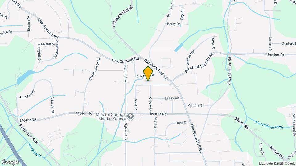 635 Voss St Map and Location Details