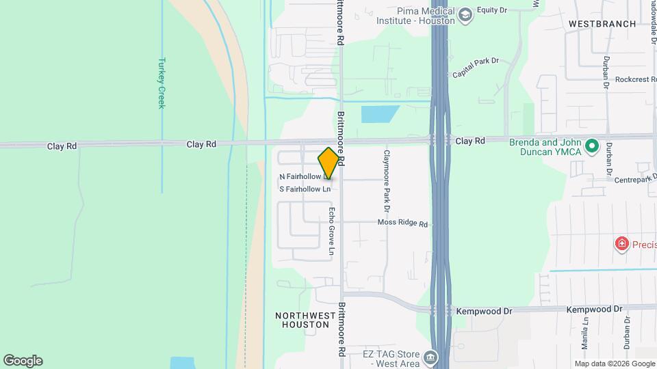 11834 S Fairhollow Ln Map and Location Details