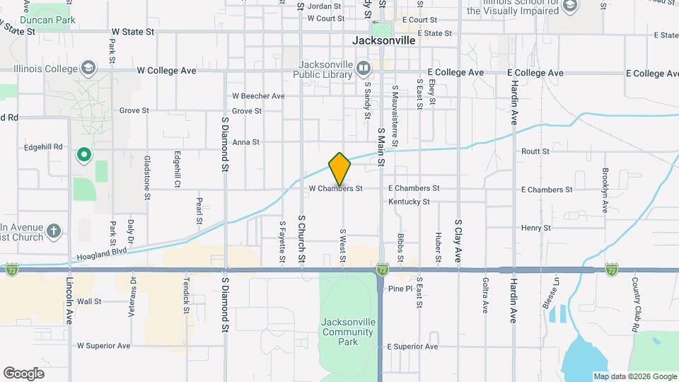 701 S West St Map and Location Details