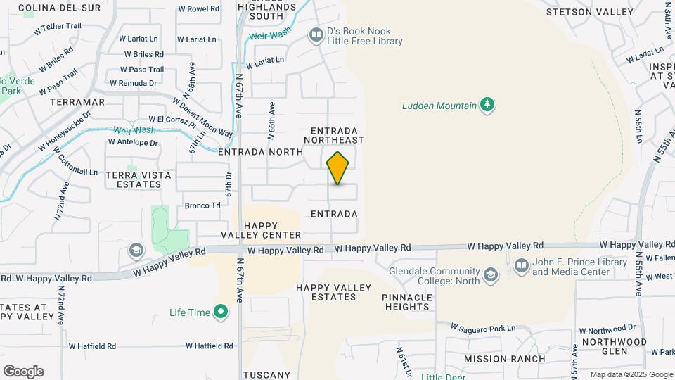 6347 W Saddlehorn Rd Map and Location Details