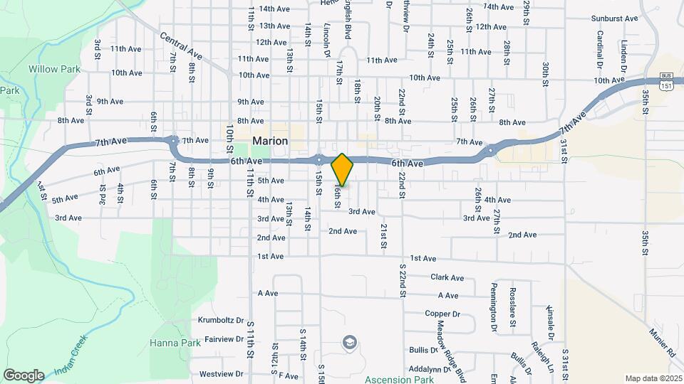 435 16th St Map and Location Details