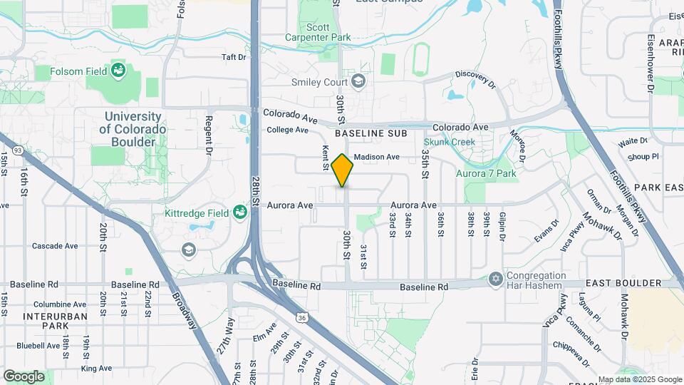 925 30th St Map and Location Details