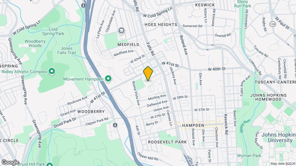 Edgehill Apartments Map and Location Details