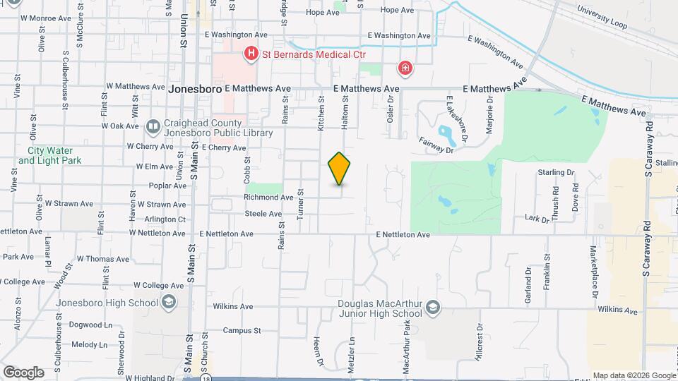 1215 Haltom St Map and Location Details