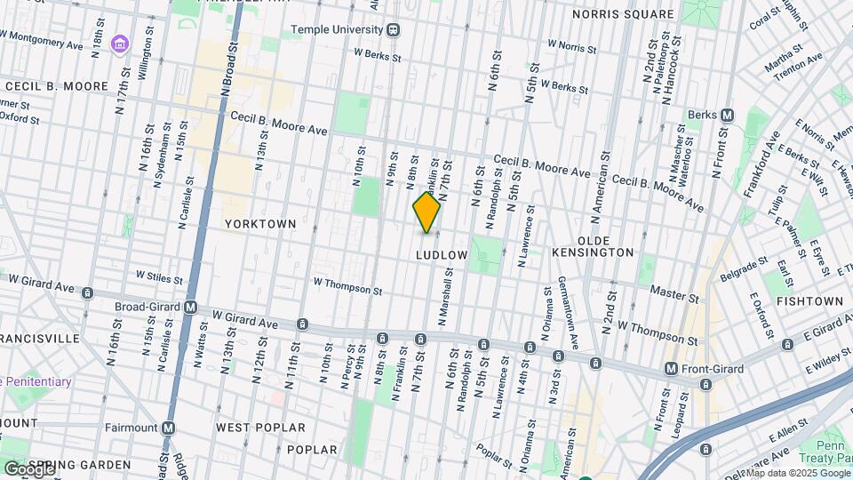 1435 N Franklin St-Unit -1 Map and Location Details