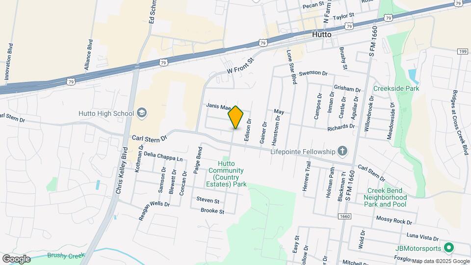 108 N Pauley Dr Map and Location Details