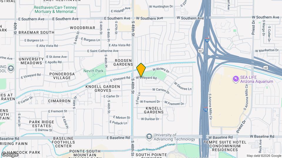 4403 S Fair Ln Map and Location Details