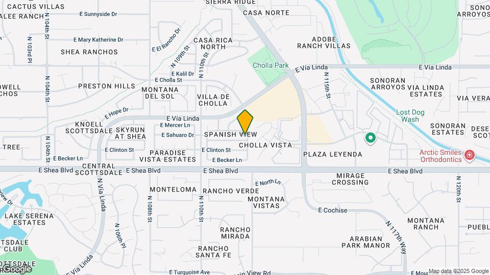 11128 E Sahuaro Dr Map and Location Details