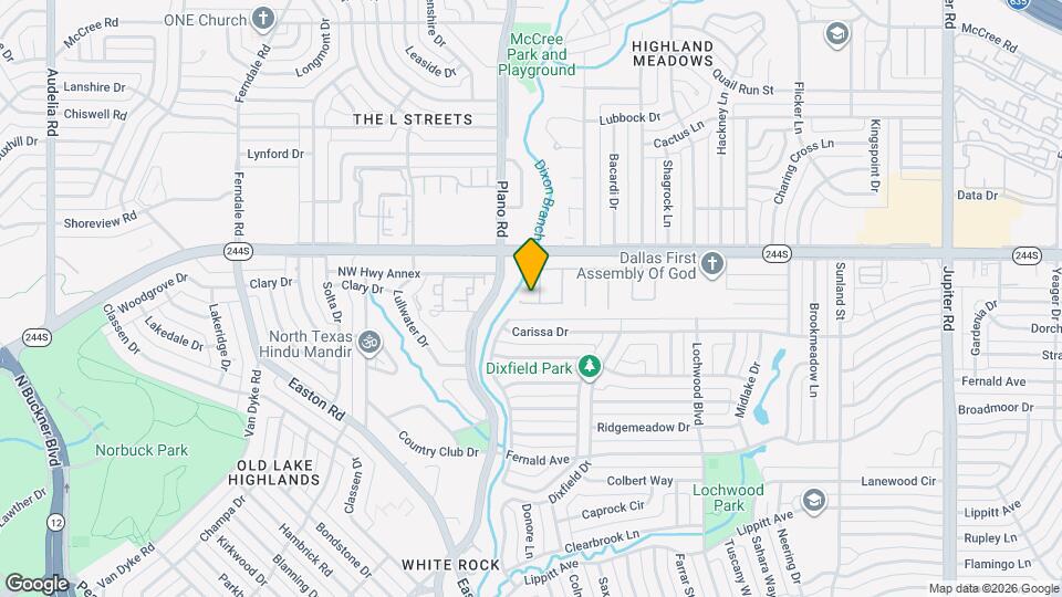 11301 Dinsdale Dr Map and Location Details