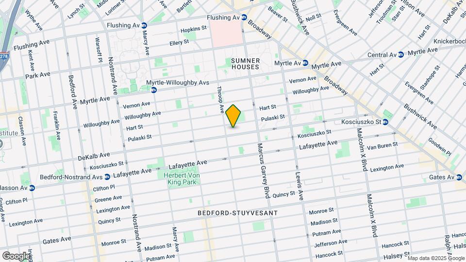 851-53 Dekalb Ave Mapa y Detalles de la Ubicación