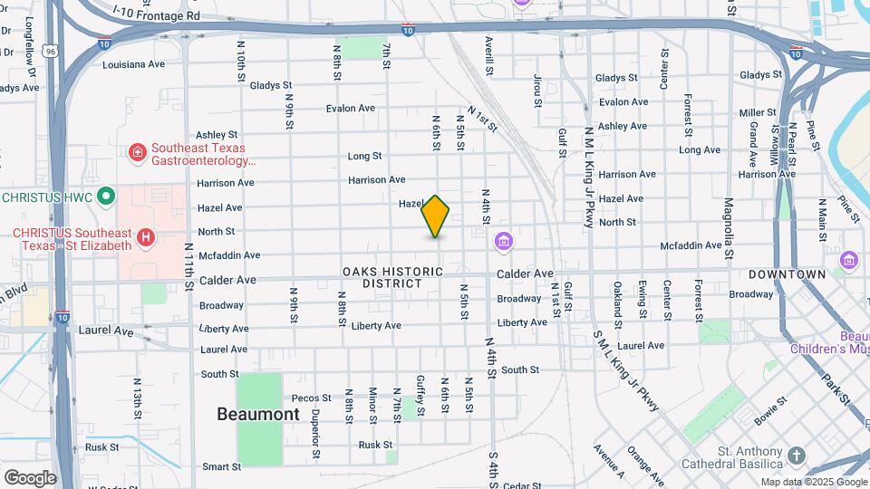 2210 McFaddin St Map and Location Details