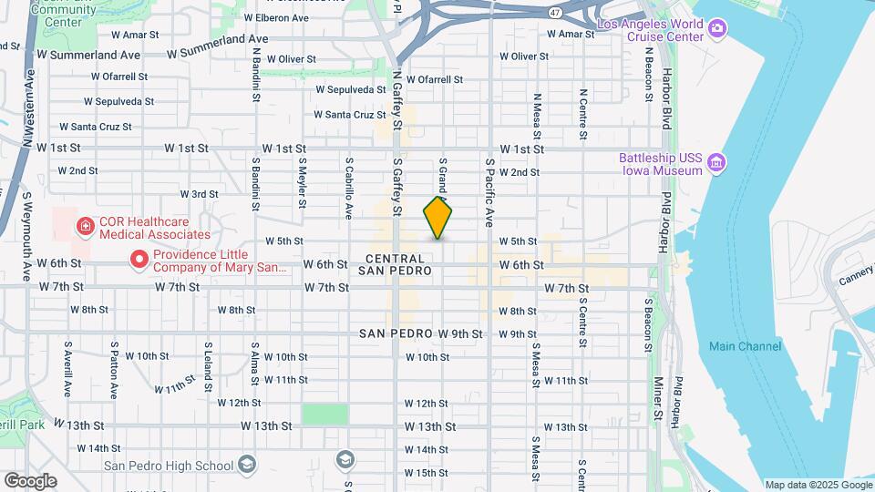 603 W 5th St Map and Location Details