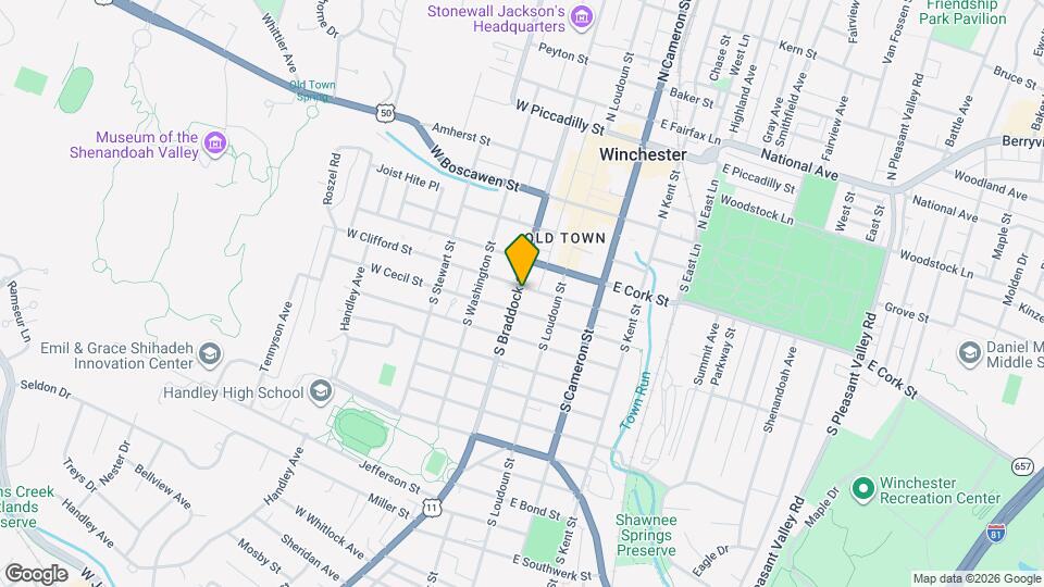 304 S Braddock St Map and Location Details