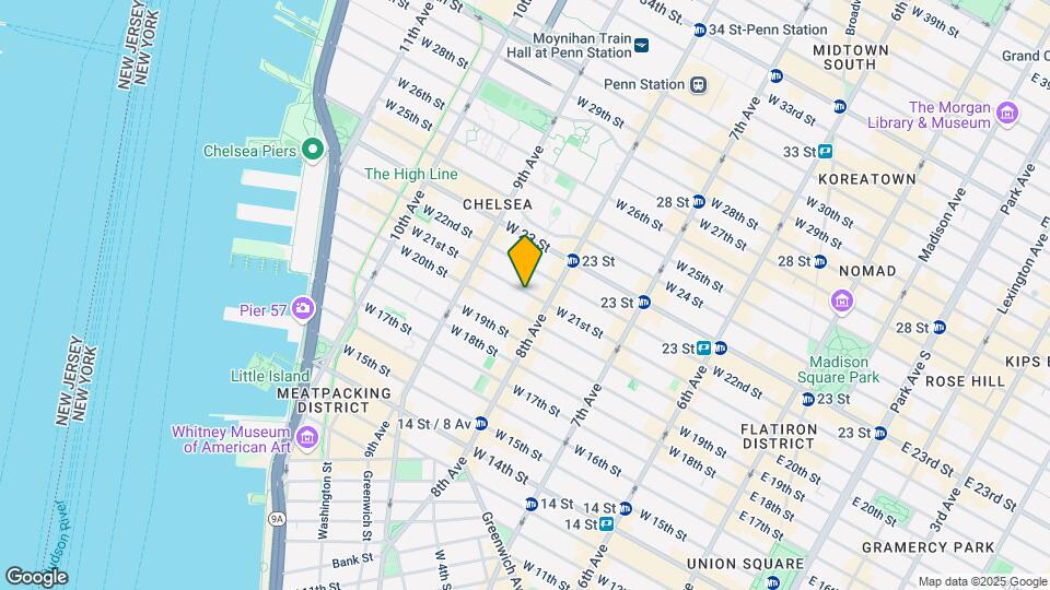 312 W 21st St Mapa y Detalles de la Ubicación