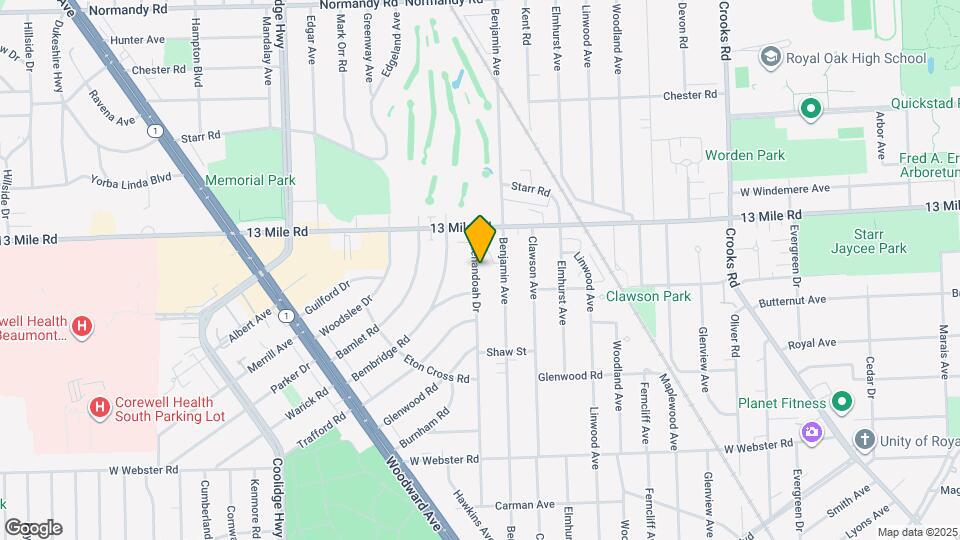 3210 Shenandoah Dr Map and Location Details