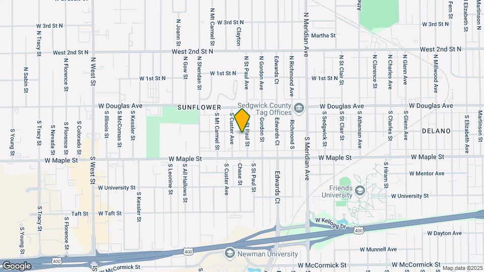 207 S St Paul St Map and Location Details