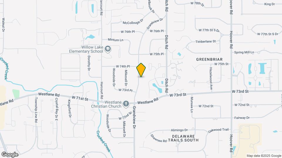 7353 Grandview Dr Map and Location Details