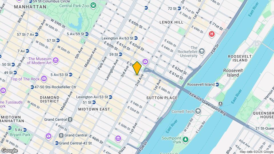 246 E 58th St, Unit 2R Map and Location Details