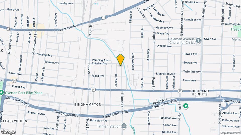 743 Tillman St Map and Location Details