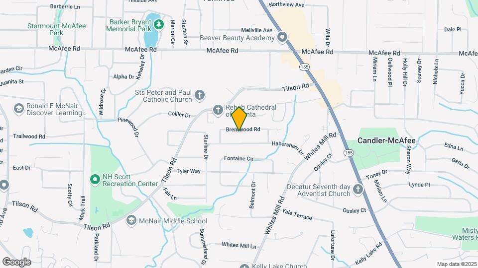 2497 Brentwood Rd Map and Location Details