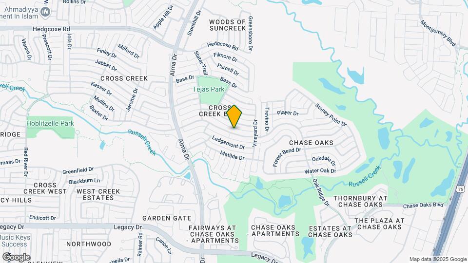829 Baxter Dr Map and Location Details
