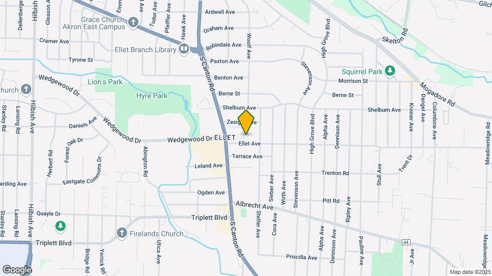 Ellet Ave Apartments Map and Location Details