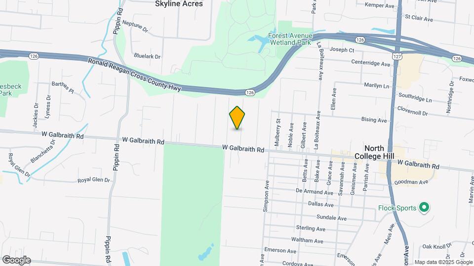 6915 Gloria Dr Map and Location Details