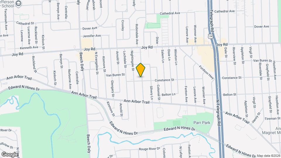 8405 Robindale Ave Map and Location Details