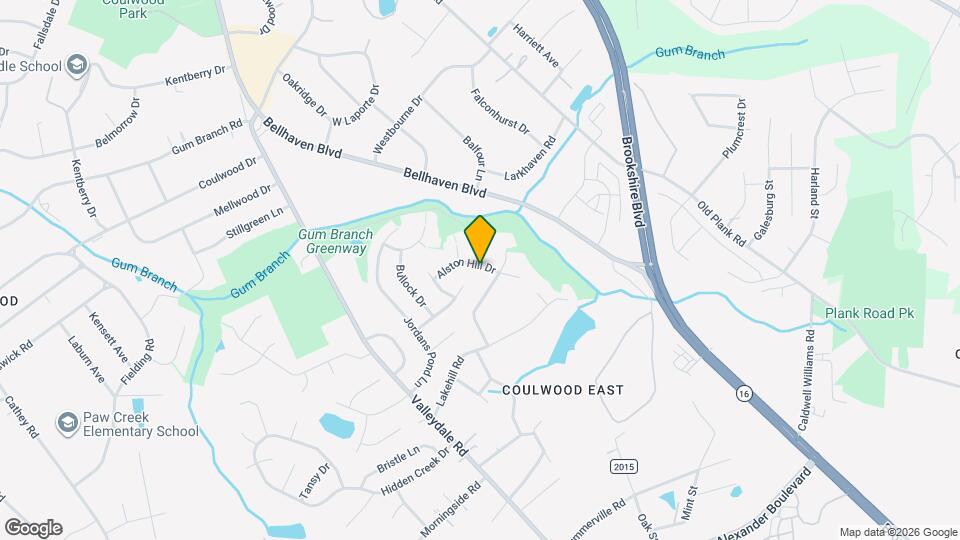 1123 Alston Hill Dr Map and Location Details