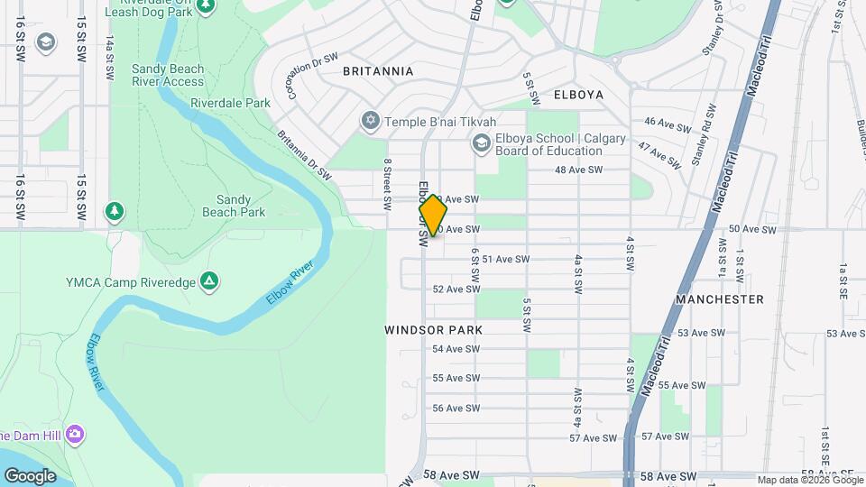 5112 Elbow Dr SW Map and Location Details