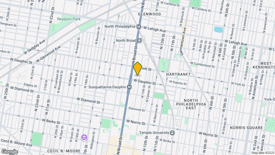 2310 N Park Ave Mapa y Detalles de la Ubicación