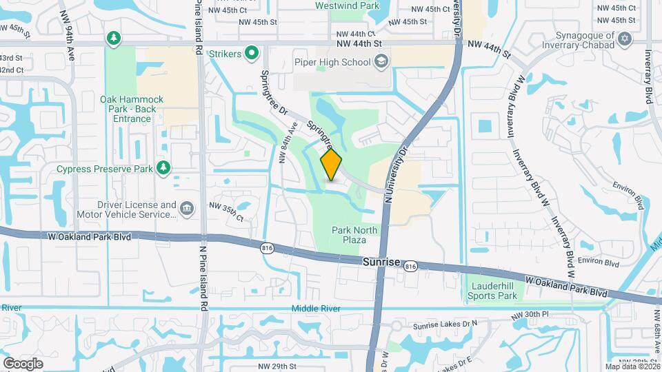 3600 NW 82nd Terrace Map and Location Details