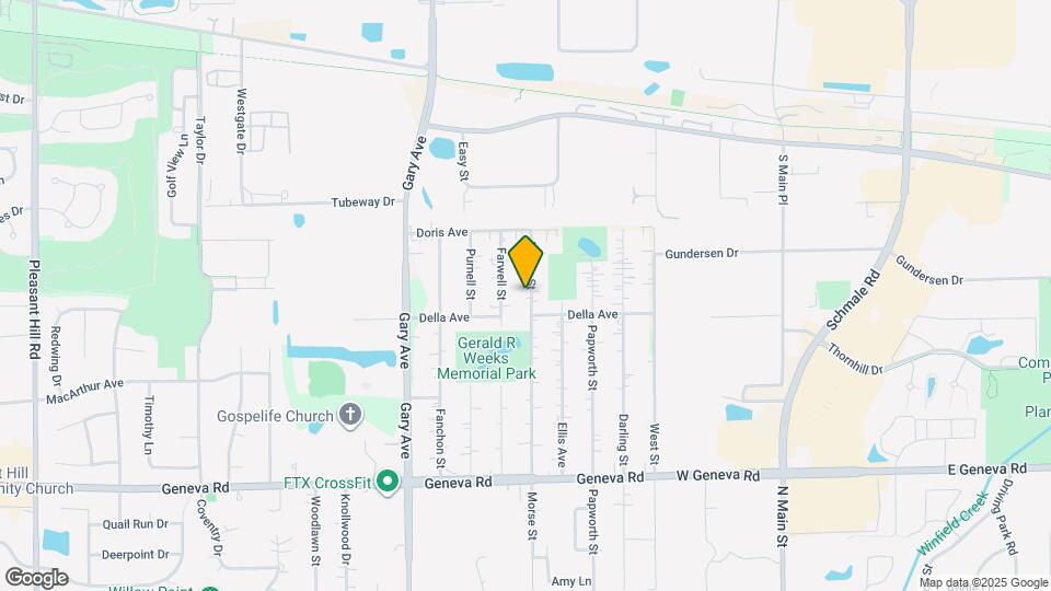 1N280 Morse St Map and Location Details