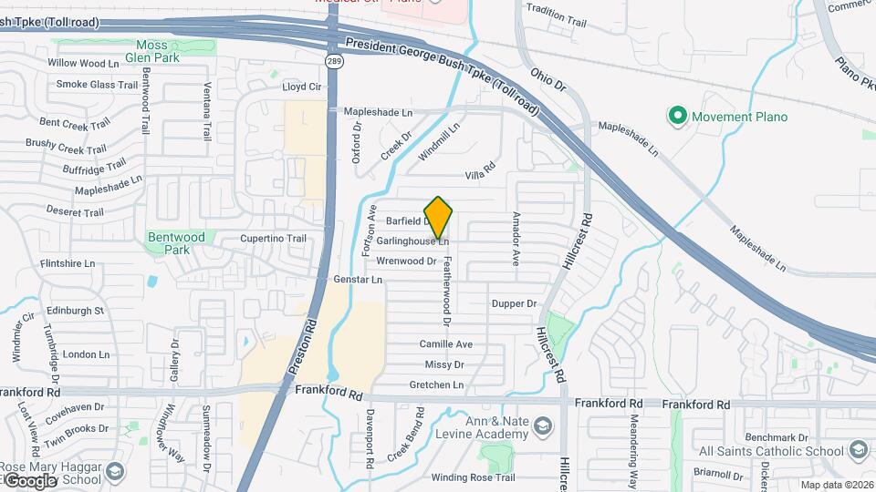 6524 Garlinghouse Ln Map and Location Details