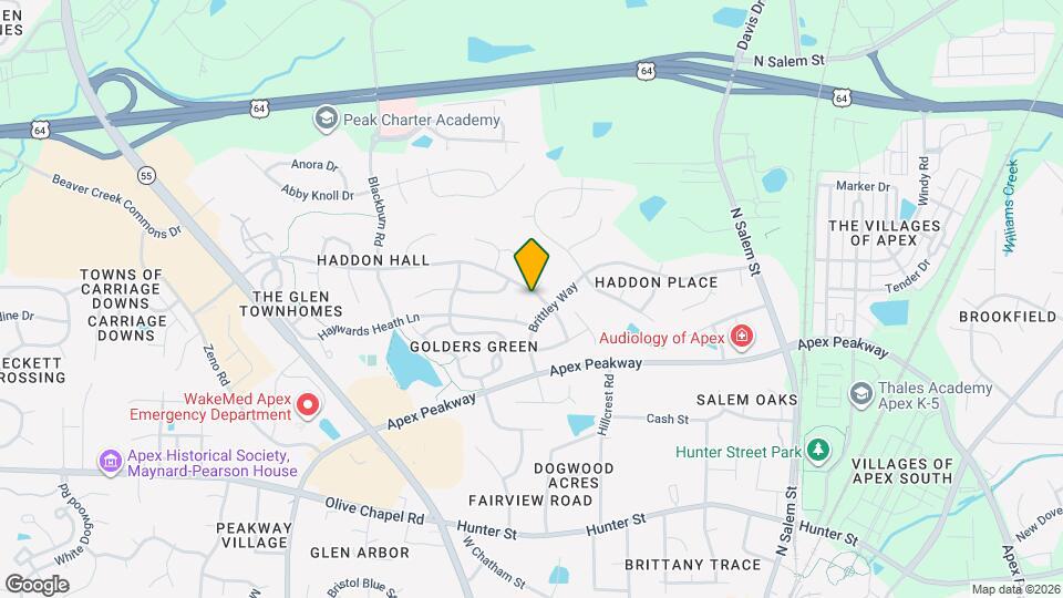 803 Haddon Hall Dr Map and Location Details