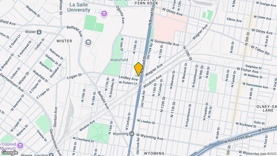5104 N Broad St Map and Location Details
