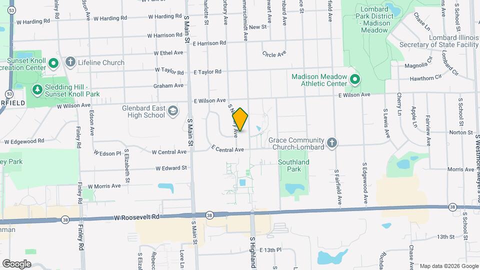 1049 S Norbury Ave Map and Location Details
